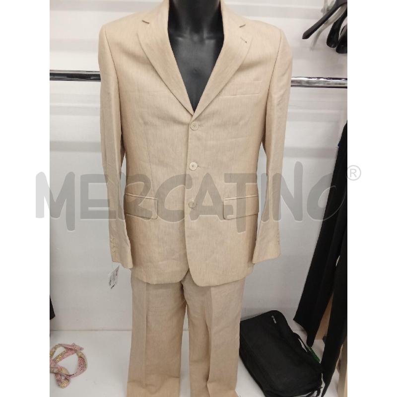 COMPLETO UOMO BEIGE COMBIPEL  | Mercatino dell'Usato San giorgio del sannio 1