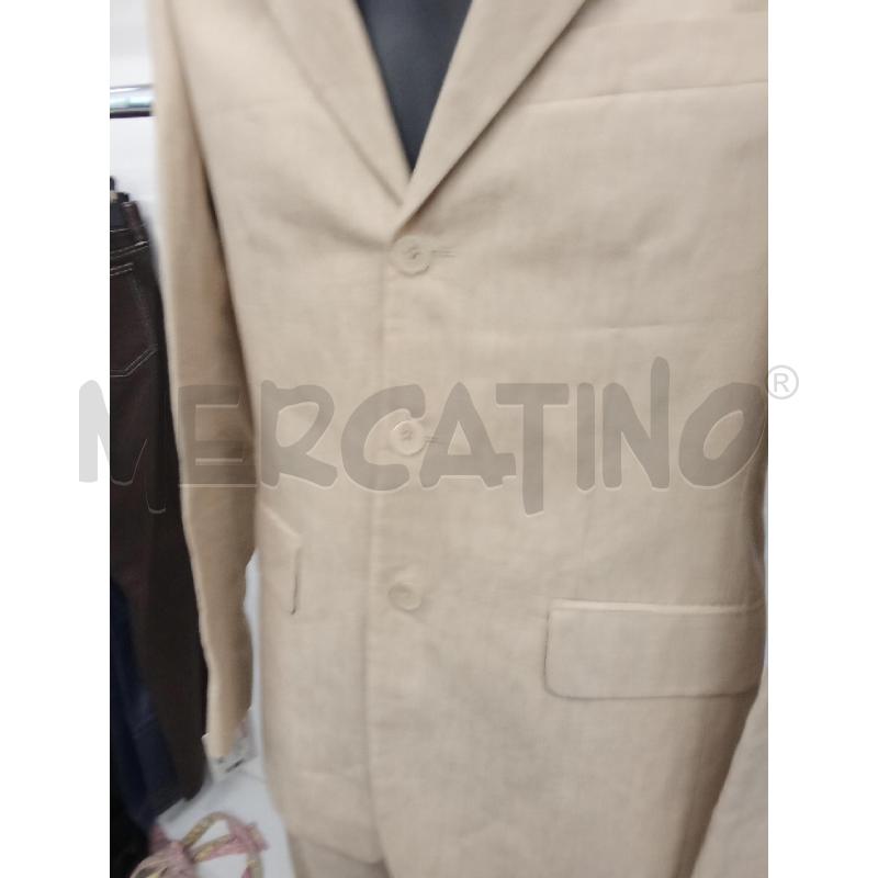 COMPLETO UOMO BEIGE COMBIPEL  | Mercatino dell'Usato San giorgio del sannio 2