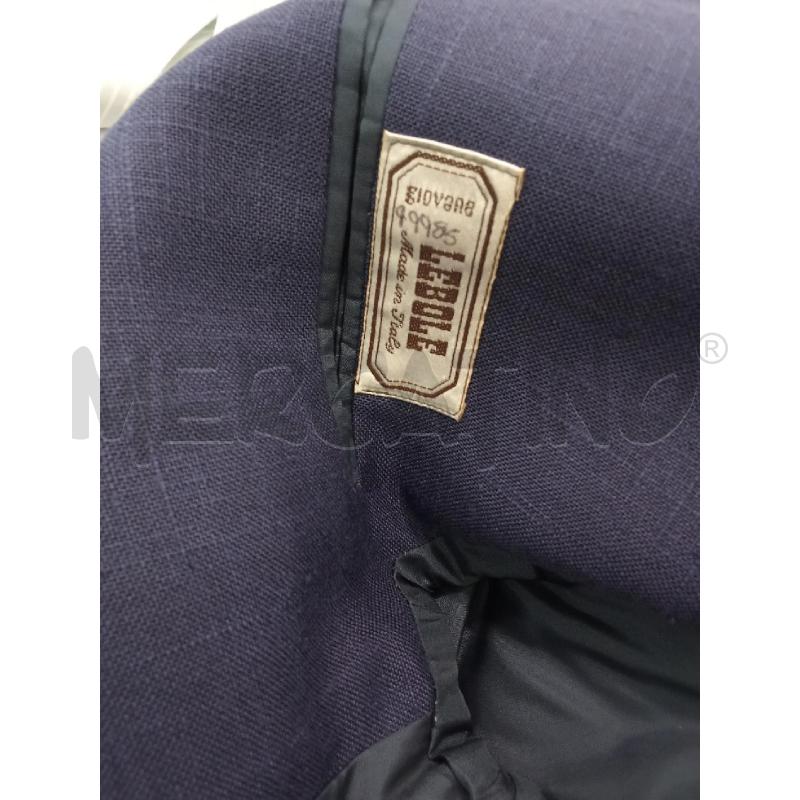 COMPLETO UOMO BLU LEBOLE GIACCA PANTALONE  | Mercatino dell'Usato San giorgio del sannio 4