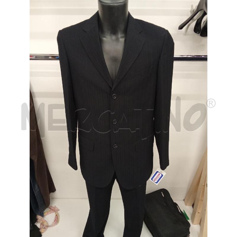 COMPLETO UOMO NERO GESSATO ESTIVO BOCODO  | Mercatino dell'Usato San giorgio del sannio 1