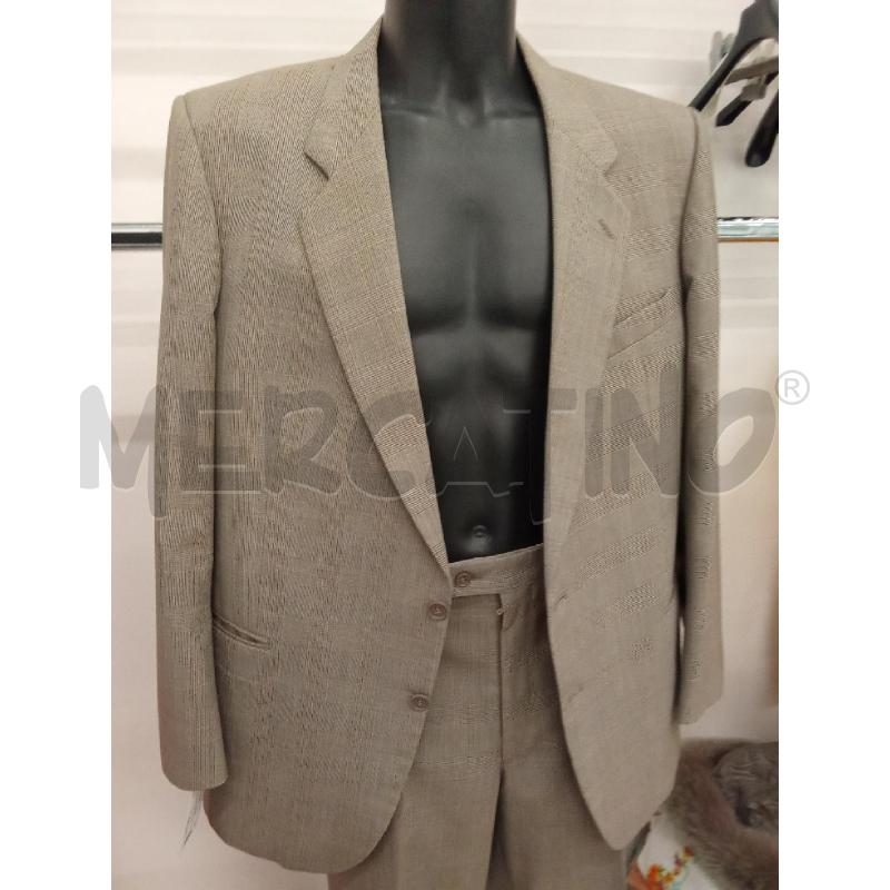 COMPLETO UOMO QUADRI BEIGE GIACCA+PANTAL.WOODMERE | Mercatino dell'Usato San giorgio del sannio 2