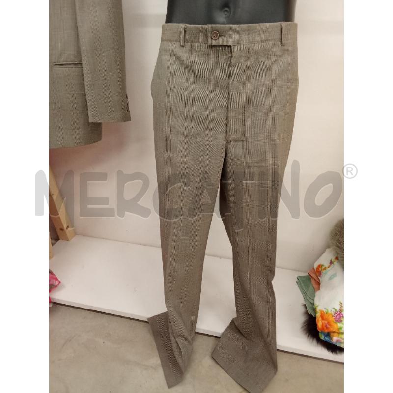 COMPLETO UOMO QUADRI BEIGE GIACCA+PANTAL.WOODMERE | Mercatino dell'Usato San giorgio del sannio 4