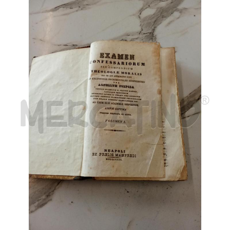 CONFESSARIORUM THEOLOGIE MORALIS  | Mercatino dell'Usato San giorgio del sannio 2