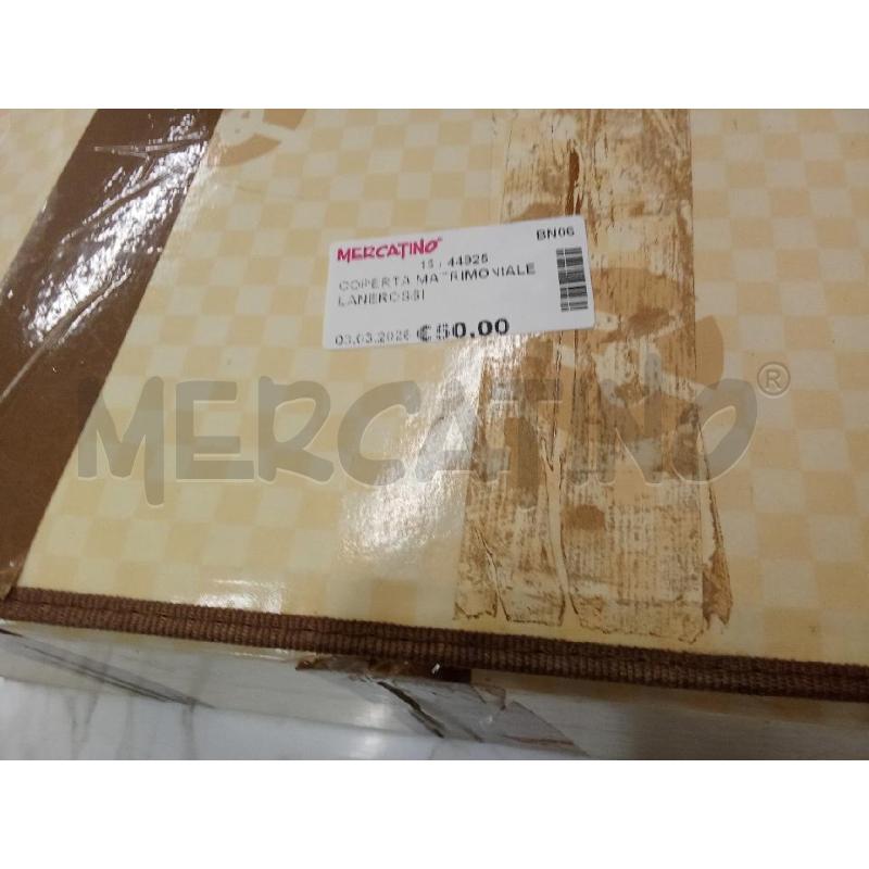 COPERTA MATRIMONIALE LANEROSSI  | Mercatino dell'Usato San giorgio del sannio 3