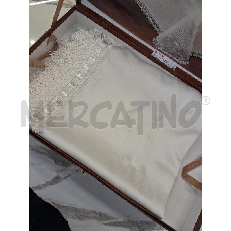 COPRI LETTO CORREDO MATRIMONIALE ECRU+LENZUOLA | Mercatino dell'Usato San giorgio del sannio 3