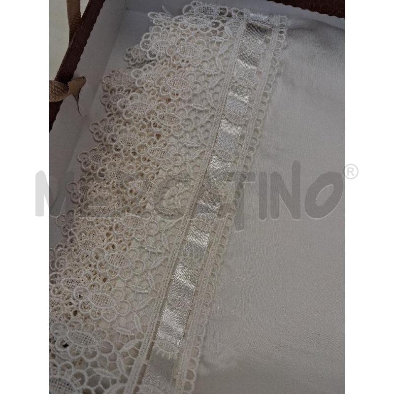COPRI LETTO CORREDO MATRIMONIALE ECRU+LENZUOLA | Mercatino dell'Usato San giorgio del sannio 4