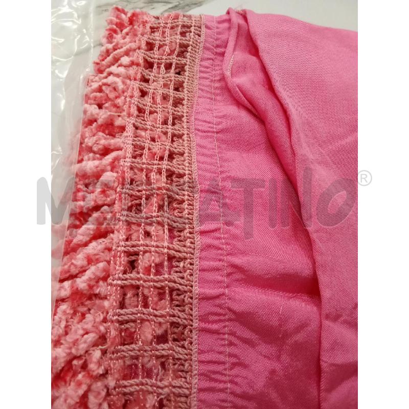 COPRI LETTO MATRIMONIALE TESSUTO RASO ROSA NAPPINE  | Mercatino dell'Usato San giorgio del sannio 2