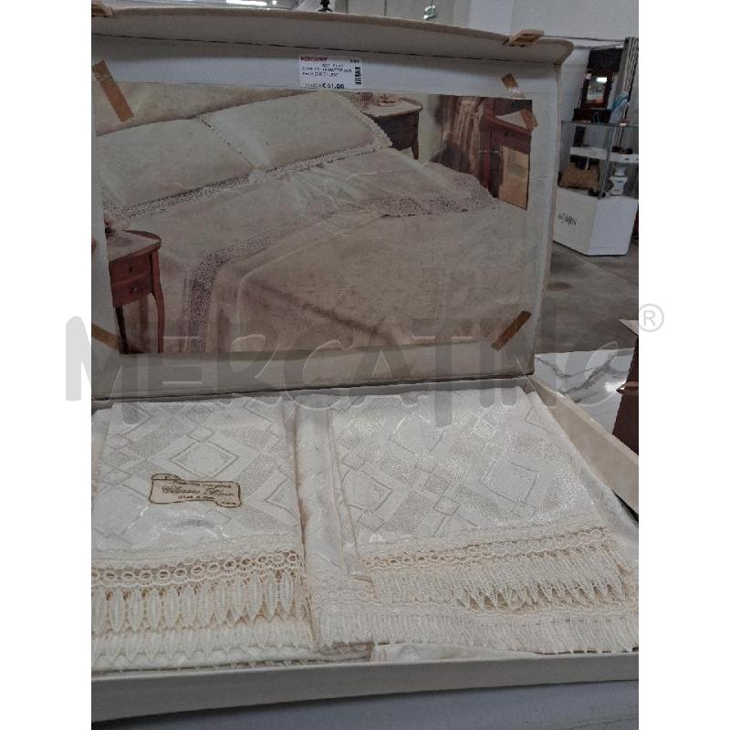 COPRI LETTO MATRM CORREDO BEIGE +LENZUOLO CLASSIC | Mercatino dell'Usato San giorgio del sannio 1