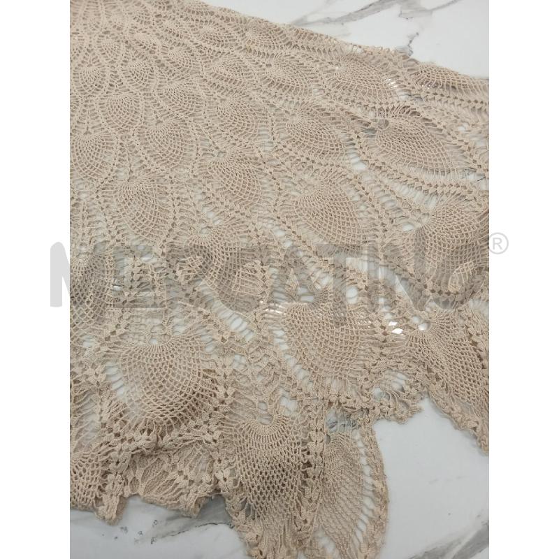 COPRI TAVOLA UNCINETTO BEIGE TONDO | Mercatino dell'Usato San giorgio del sannio 2
