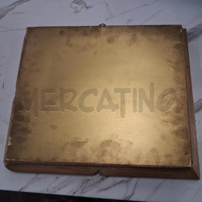 CORNICE ARGENTATA TESSUTO NERO DORATO  | Mercatino dell'Usato San giorgio del sannio 2