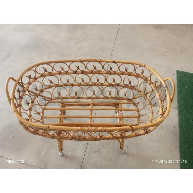 CULLA VIMINI + SUPPORTO RUOTE  | Mercatino dell'Usato San giorgio del sannio 2