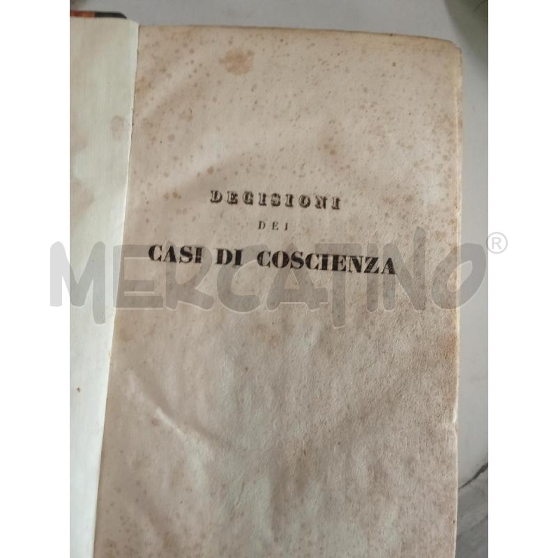 DECISIONI DEI CASI DI COSCIENZA | Mercatino dell'Usato San giorgio del sannio 2