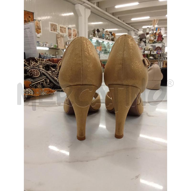 DECOLLETE DONNA DORATI STRASS  | Mercatino dell'Usato San giorgio del sannio 3