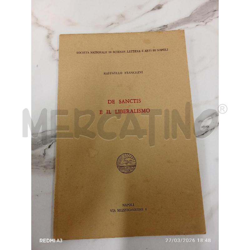 DE SANCTIS E IL LIBERALISMO  | Mercatino dell'Usato San giorgio del sannio 1