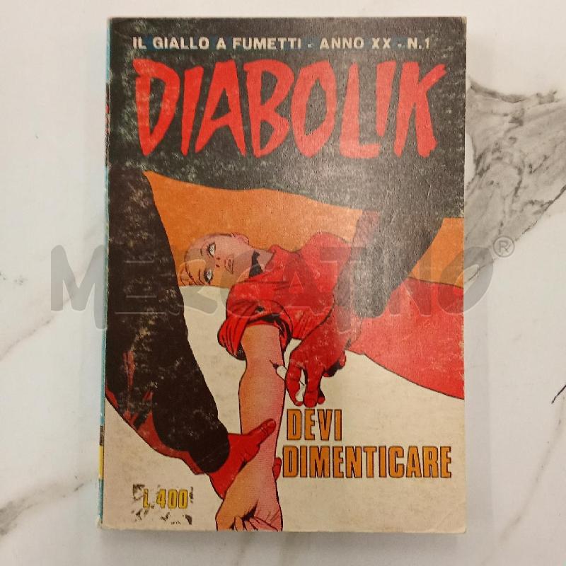DIABOLIK DEVI DIMENTICARE | Mercatino dell'Usato San giorgio del sannio 1