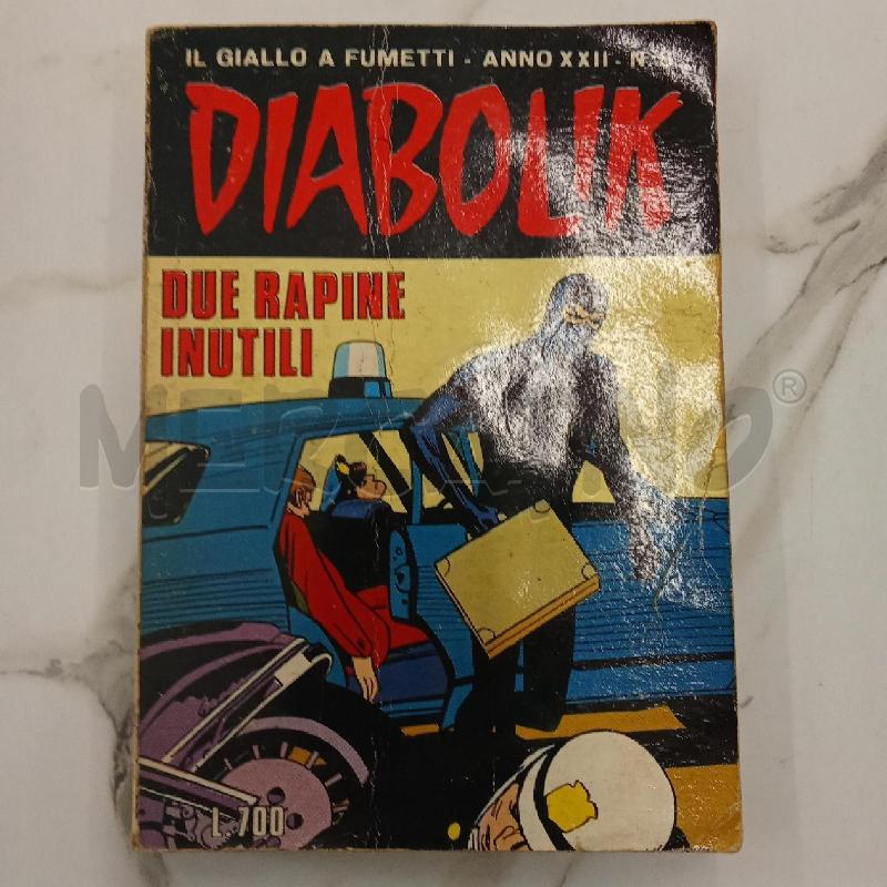 DIABOLIK DUE RAPINE INUTILI  | Mercatino dell'Usato San giorgio del sannio 1
