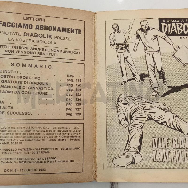 DIABOLIK DUE RAPINE INUTILI  | Mercatino dell'Usato San giorgio del sannio 3