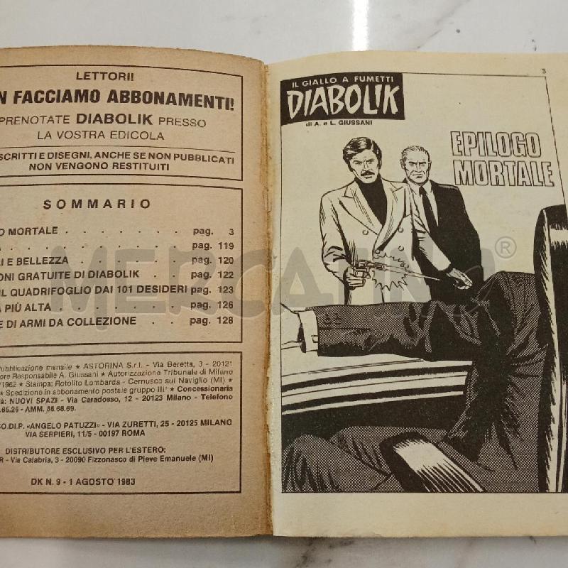DIABOLIK EPILOGO MORTALE  | Mercatino dell'Usato San giorgio del sannio 3