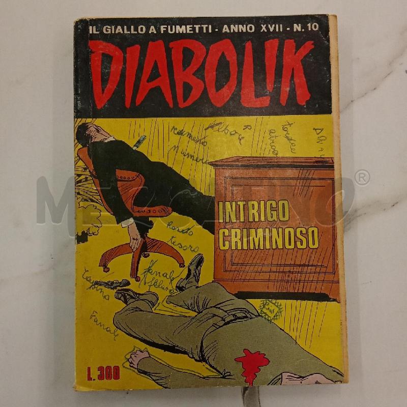 DIABOLIK INTRIGO CRIMINOSO  | Mercatino dell'Usato San giorgio del sannio 1