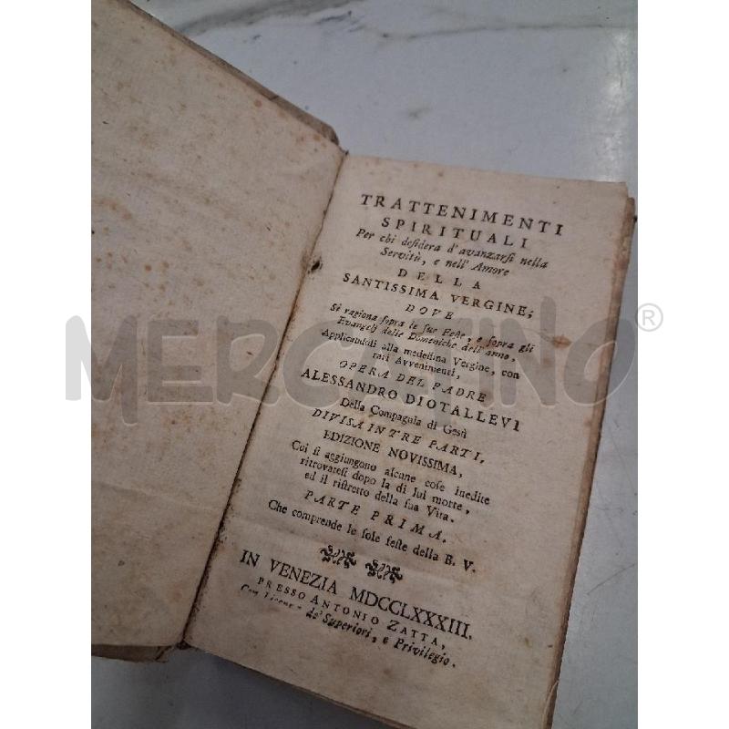 DIOTAL TRATTE T 1 TRATTENIMENTI SPIRITUALI ALESSANDRO DIOTALLEVI  | Mercatino dell'Usato San giorgio del sannio 1