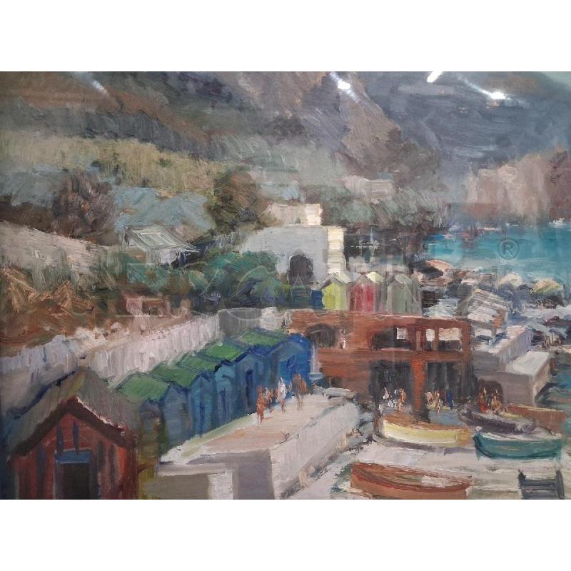 DIPINTO CAPRI V LARICCHIA 1972 C BIANCA  | Mercatino dell'Usato San giorgio del sannio 3