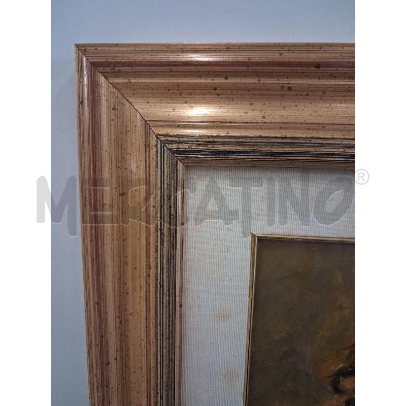 DIPINTO DONNA CON MAZZO FIORI LARICCHIA  | Mercatino dell'Usato San giorgio del sannio 4