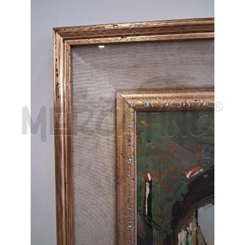 DIPINTO MERCATO RIONALE PORTICO DOPPIA CORNICE | Mercatino dell'Usato San giorgio del sannio 4