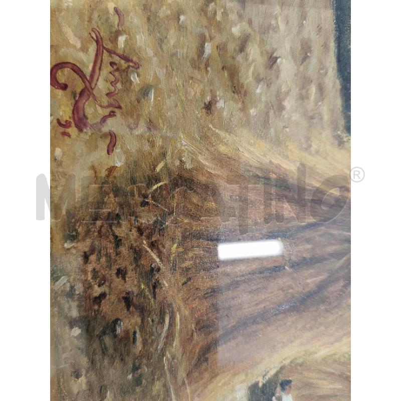 DIPINTO MIETITURA GRANO LANZA  | Mercatino dell'Usato San giorgio del sannio 3