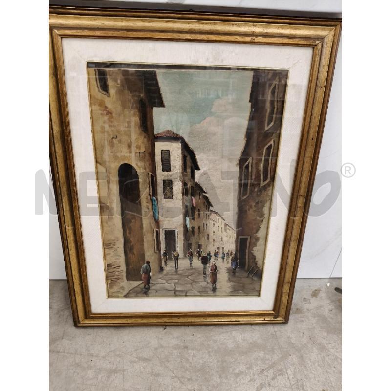 DIPINTO SU TELA F.C NATOLI PASSEGGIO DI BORGO | Mercatino dell'Usato San giorgio del sannio 2