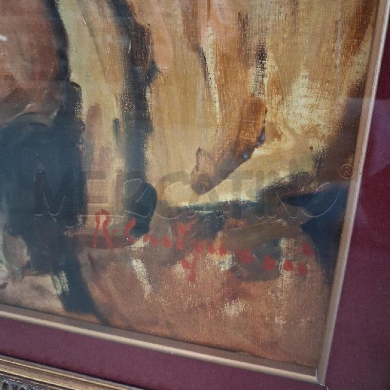 DIPINTO UOMO CON TAZZA PASS PARTOUT BORDEUX RCARIGAI  | Mercatino dell'Usato San giorgio del sannio 4