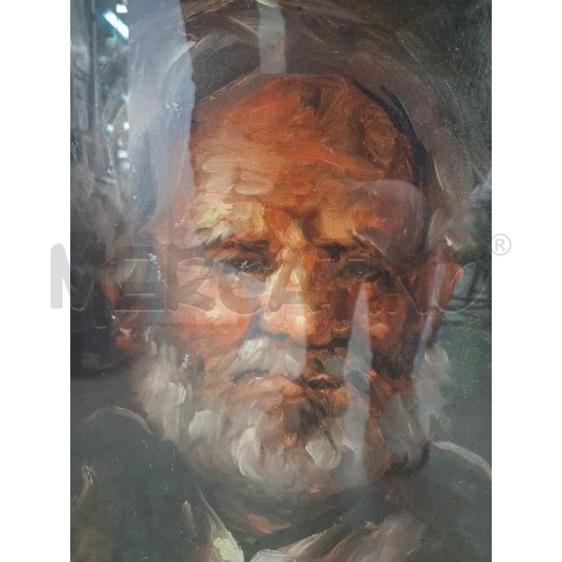 DIPINTO VECCHIETTO  CON BARBA C DORATA  | Mercatino dell'Usato San giorgio del sannio 3