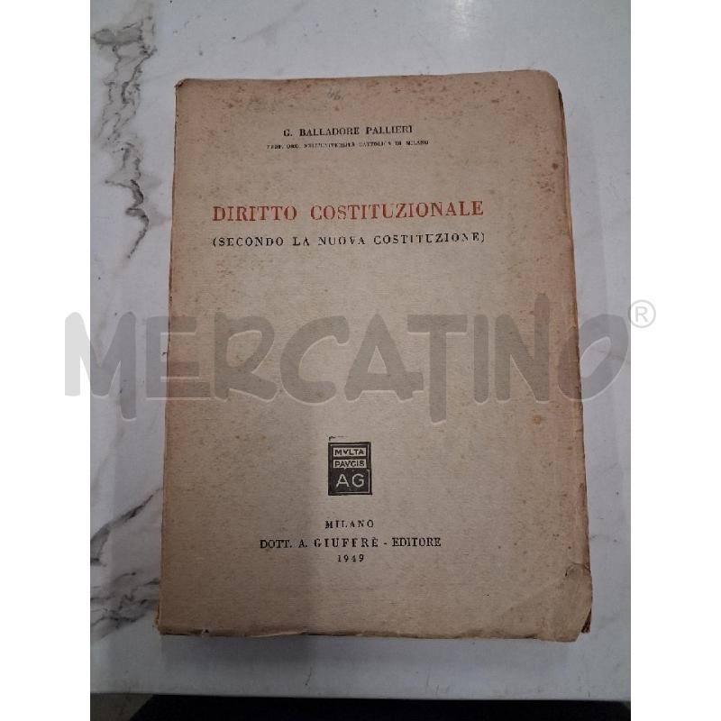 DIRITTO COSTITUZIONELE SECONDO LA NUOVA COSTITUZIONE  | Mercatino dell'Usato San giorgio del sannio 1
