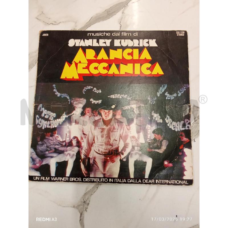 DISCO 33 GIRI ARANCIA MECCANICA STANLEY KUBRICK | Mercatino dell'Usato San giorgio del sannio 1