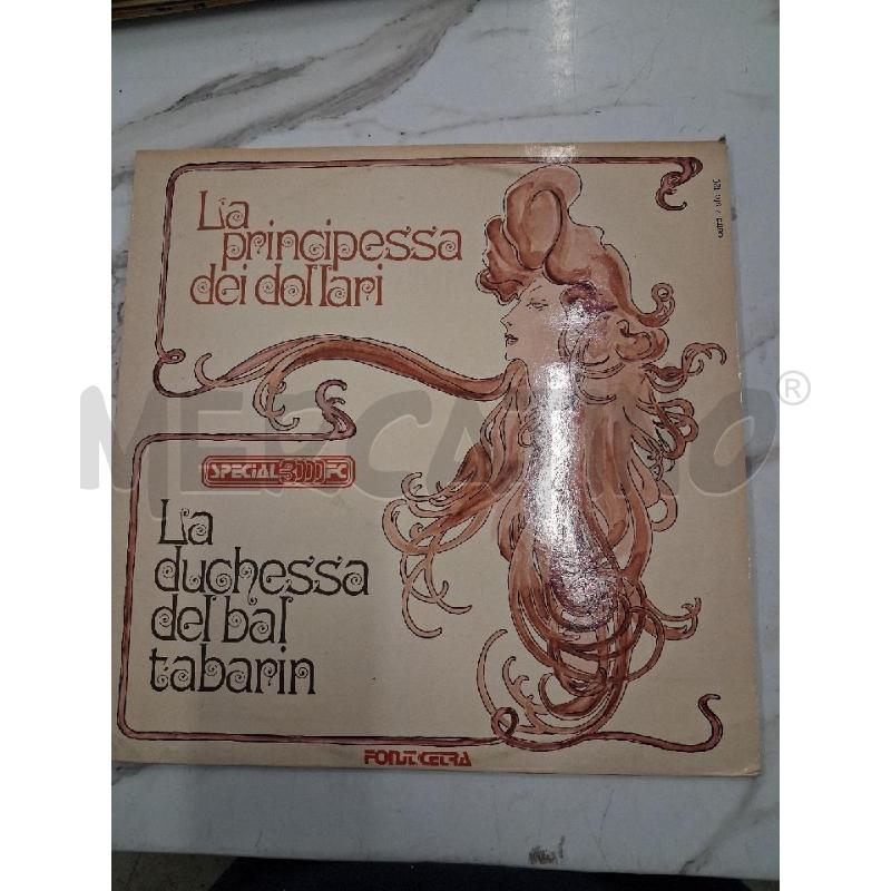 DISCO VINILE LA PRINCIPESSA DEI DOLLARI  | Mercatino dell'Usato San giorgio del sannio 1