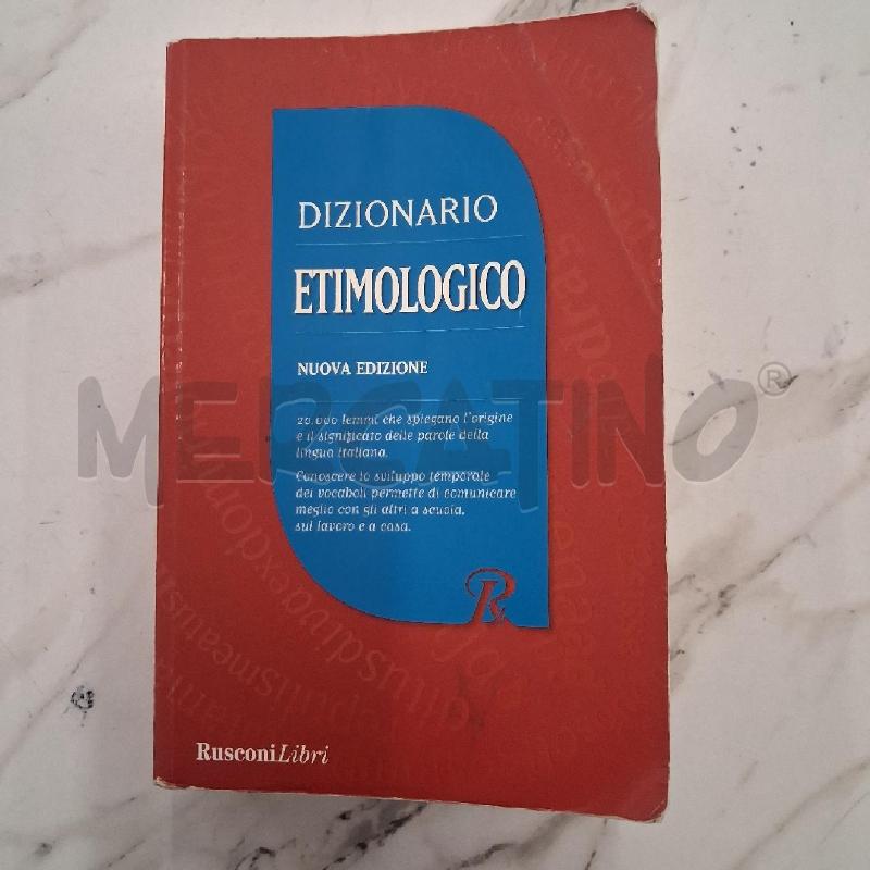 DIZIONARIO ETIMOLOGICO  | Mercatino dell'Usato San giorgio del sannio 1