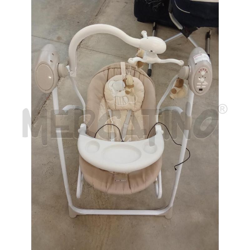DONDOLO MUSICALE TEDDY BEIJE BIANCO FOPPAPEDRETTI  | Mercatino dell'Usato San giorgio del sannio 1