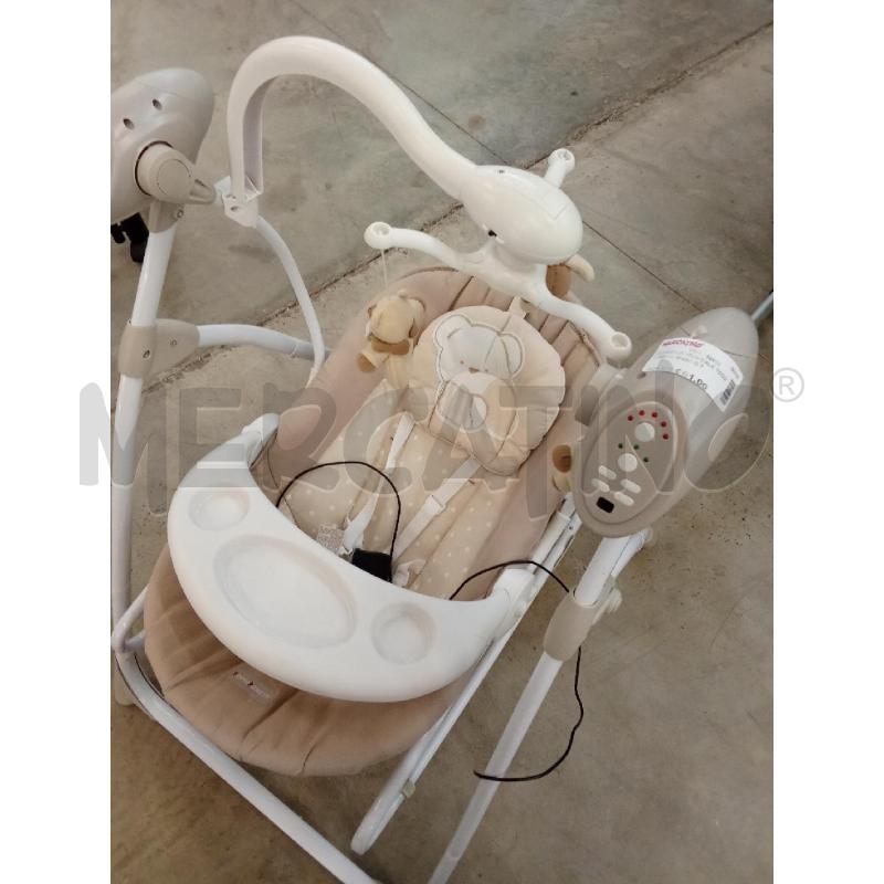 DONDOLO MUSICALE TEDDY BEIJE BIANCO FOPPAPEDRETTI  | Mercatino dell'Usato San giorgio del sannio 4