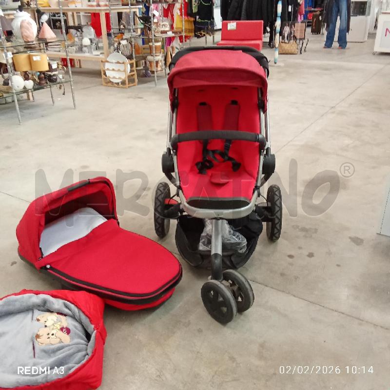 DUO ROSSO CARROZZINA + PASS QUINNY BUZZ | Mercatino dell'Usato San giorgio del sannio 1