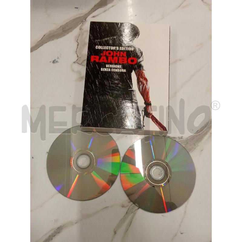DVD JOHN RAMBO VERSIONE SENZA CESNURA  | Mercatino dell'Usato San giorgio del sannio 2