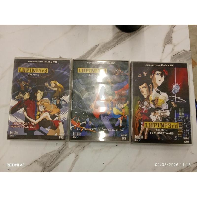 DVD LUPIN 3RD  | Mercatino dell'Usato San giorgio del sannio 1