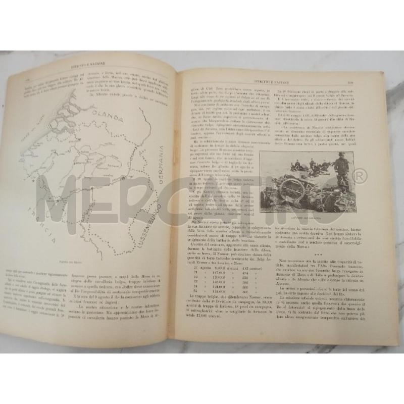 ESERZITO E NAZIONE RIVITA DIC 1929 ANNO VIII | Mercatino dell'Usato San giorgio del sannio 2