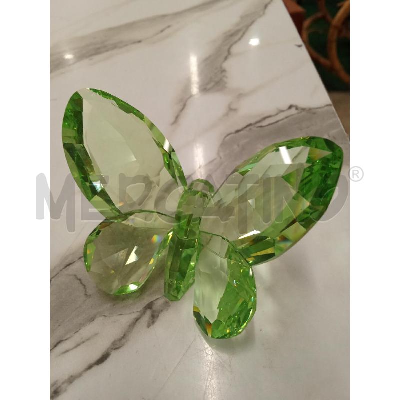 FARFALLA SWAROVSKY VERDE | Mercatino dell'Usato San giorgio del sannio 1