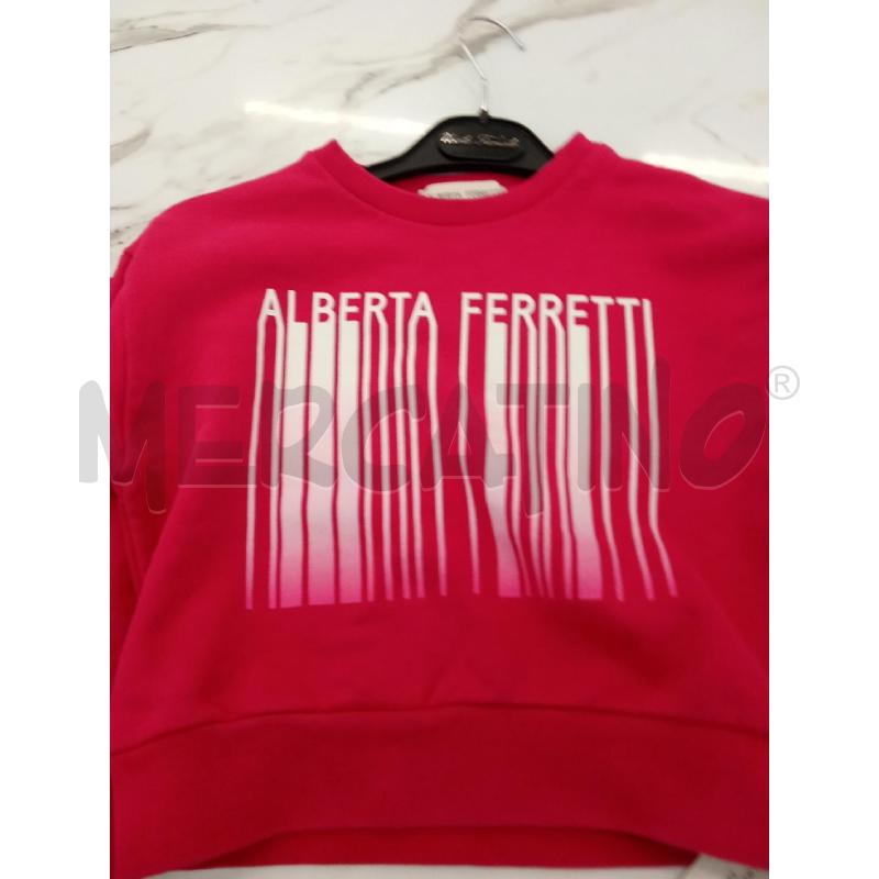 FELPA BAMBINA ALBERTA FERRETTI FUCSIA GARZATA | Mercatino dell'Usato San giorgio del sannio 1
