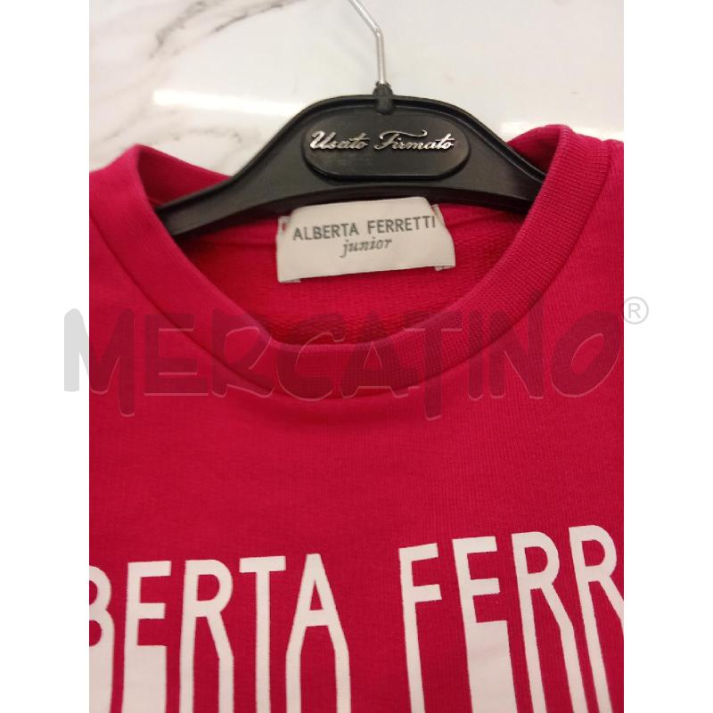 FELPA BAMBINA ALBERTA FERRETTI FUCSIA GARZATA | Mercatino dell'Usato San giorgio del sannio 3