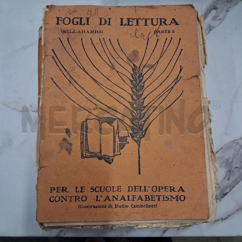 FOGLI DI LETTURA | Mercatino dell'Usato San giorgio del sannio 1