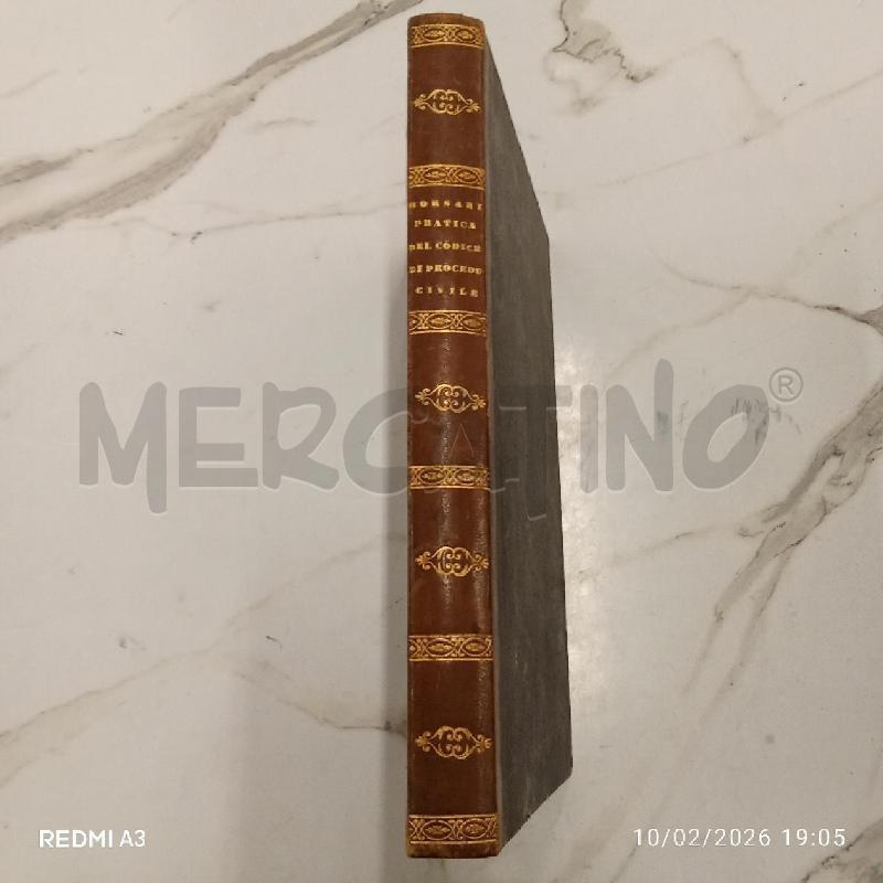 FORMOLARIO ATTI GIUDIZIARI PIU IMPORTANTI LUIGI BORSARI 1867 | Mercatino dell'Usato San giorgio del sannio 2