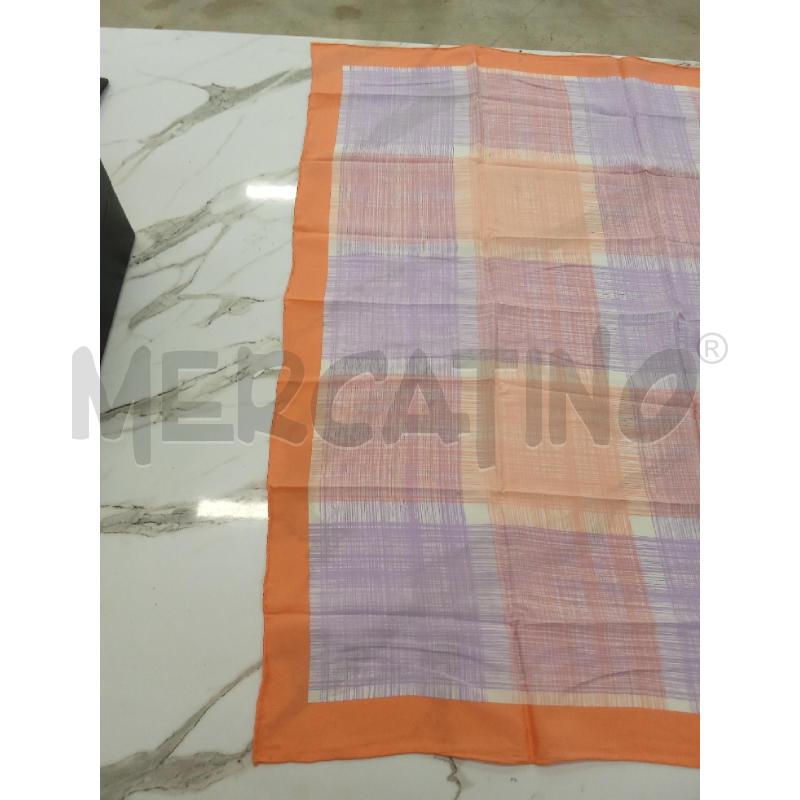FOULARD 85X85CM SETA VIOLA ARANCIONE PIERRE CARDIN | Mercatino dell'Usato San giorgio del sannio 2