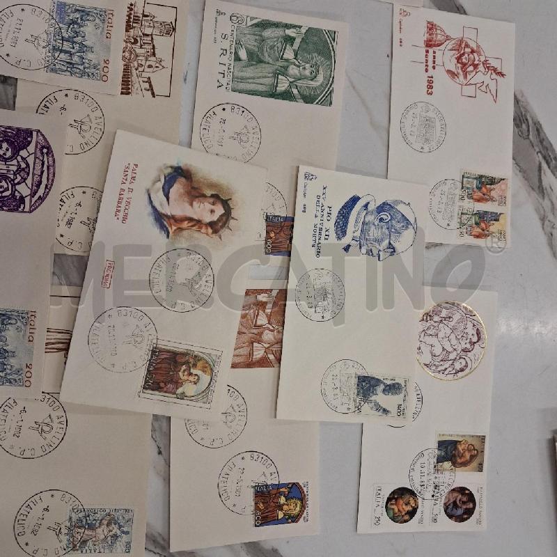 FRANCOBOLLI BUSTE PRIMO GIORNO SACRE  | Mercatino dell'Usato San giorgio del sannio 2