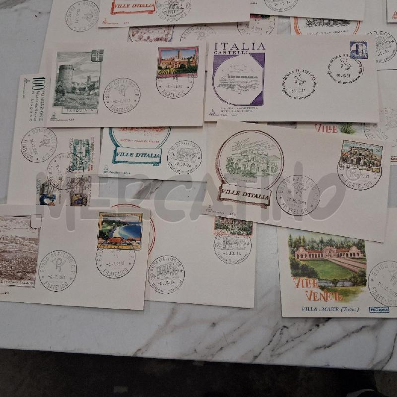 FRANCOBOLLI BUSTE PRIMO GIORNO VILLE E CASTELLI D'ITALIA  | Mercatino dell'Usato San giorgio del sannio 4