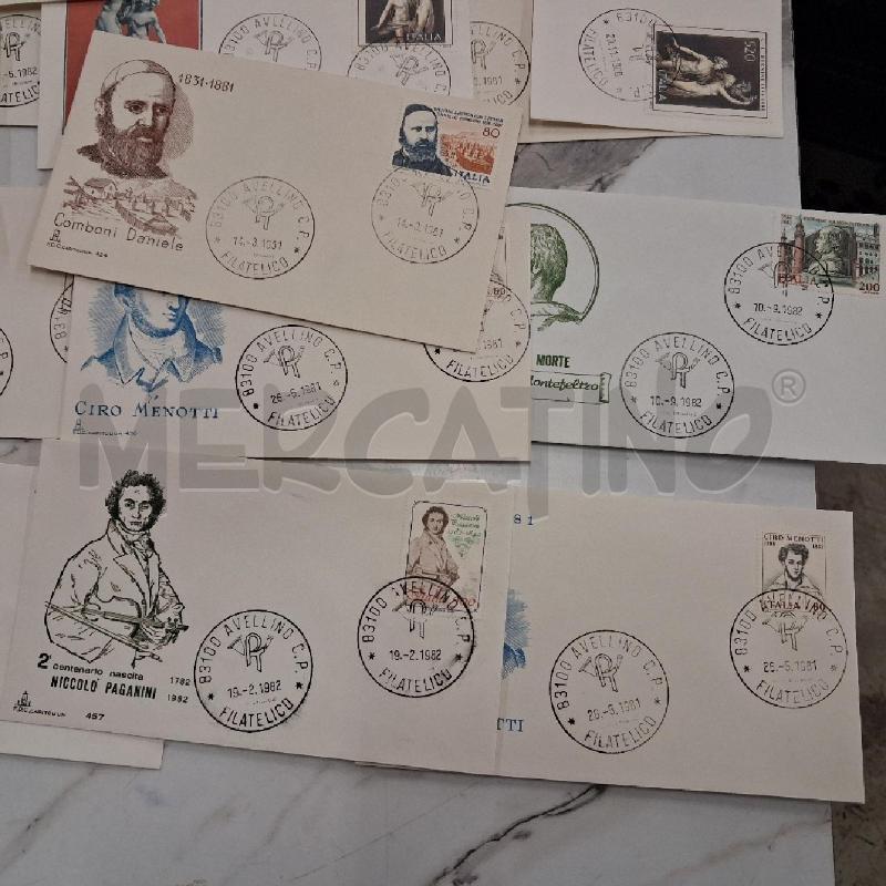 FRANCOBOLLI BUSTE PRIMO GIORNO VOLTI CELEBRI  | Mercatino dell'Usato San giorgio del sannio 5